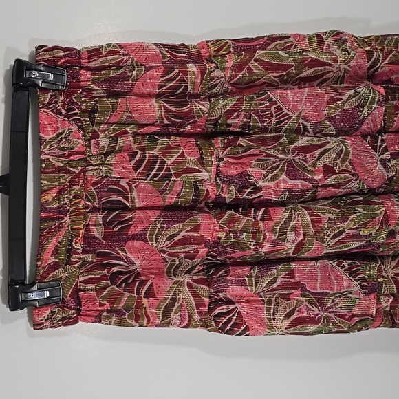 {Elan} Printed Ruffle Maxi Skirt - Size M - Picture 8 of 15